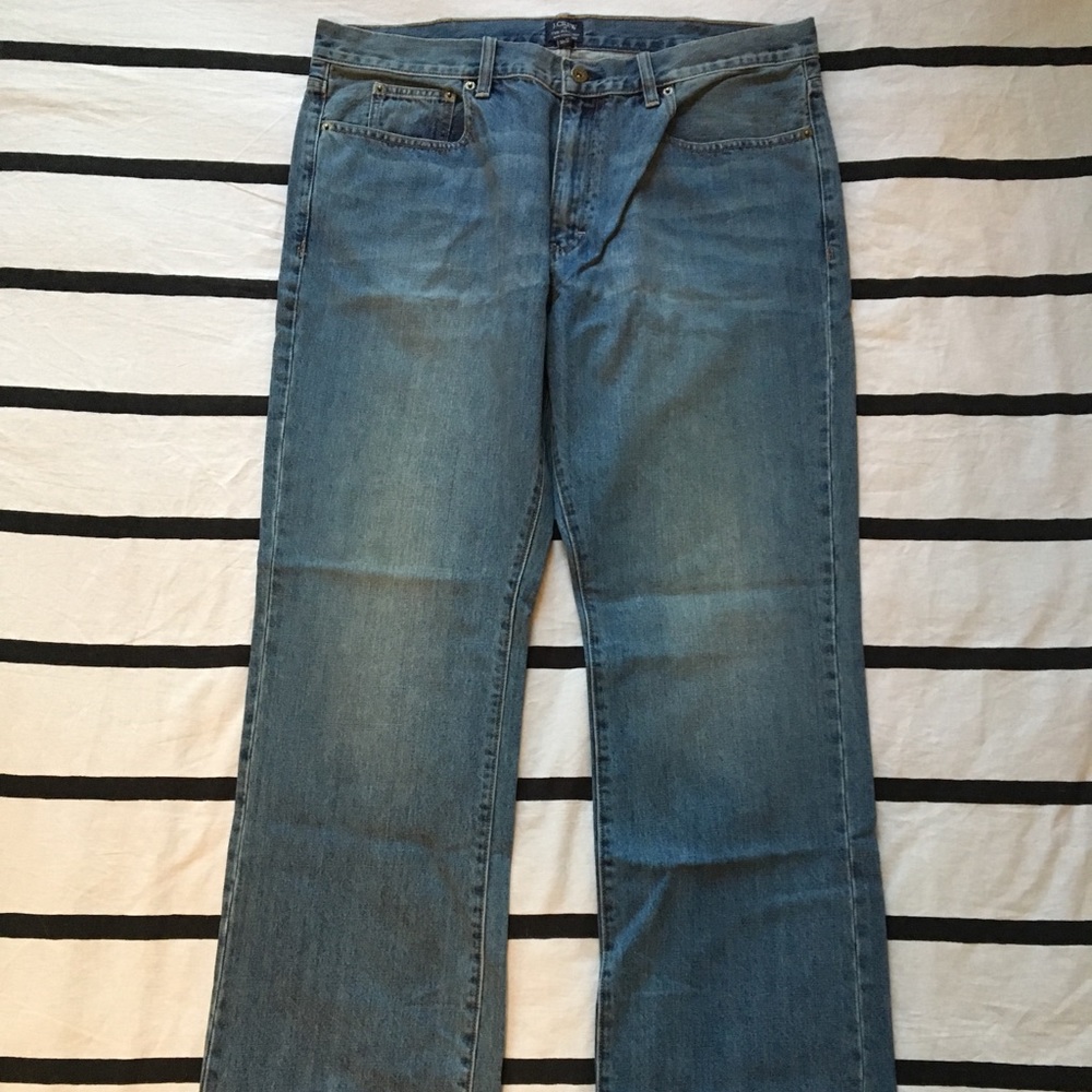 NWT J.Crew Factory bootcut jeans (light wash)